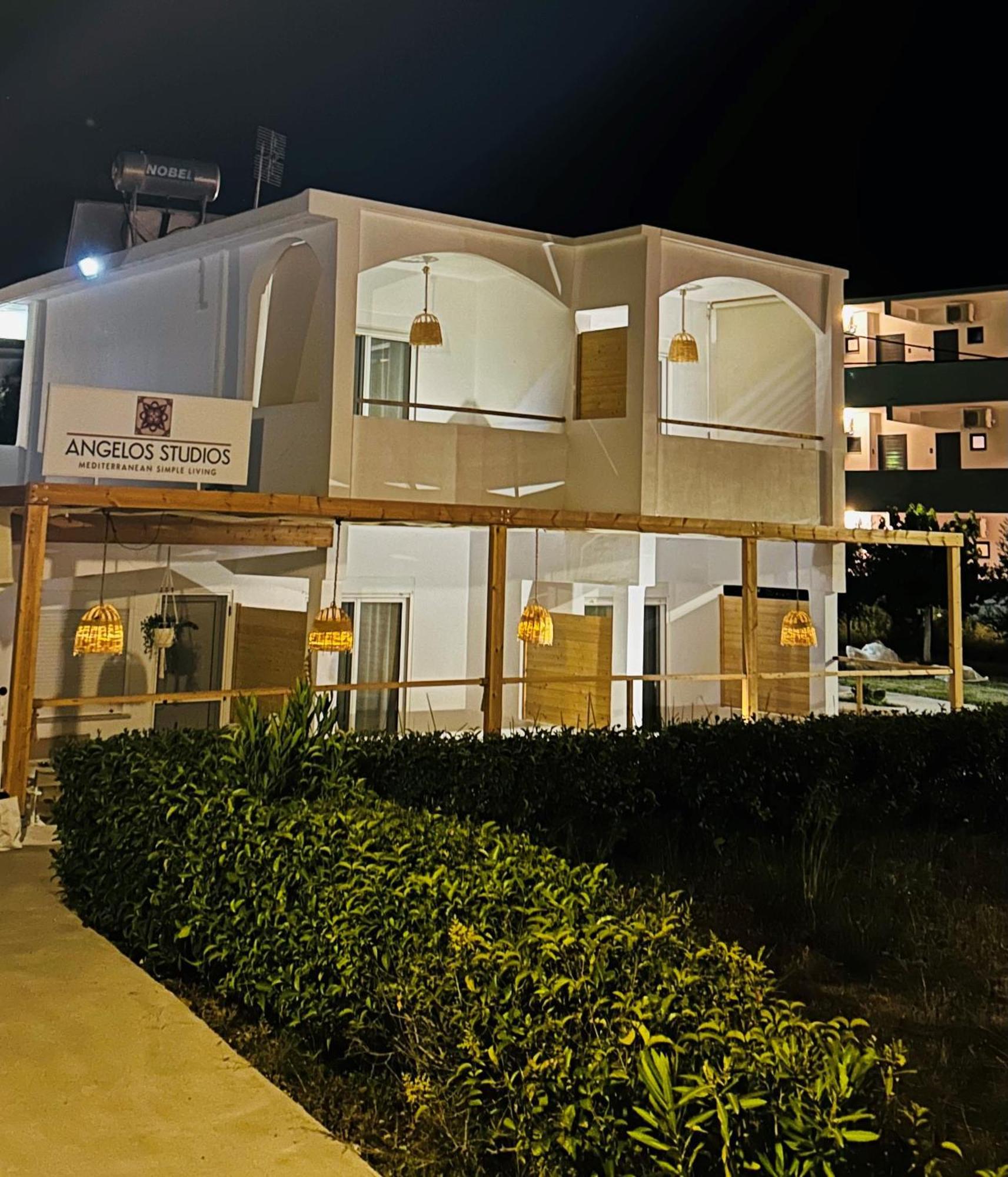 Angelos Studios 1-2 In Faliraki Rhodes-Ground Floor Exterior photo